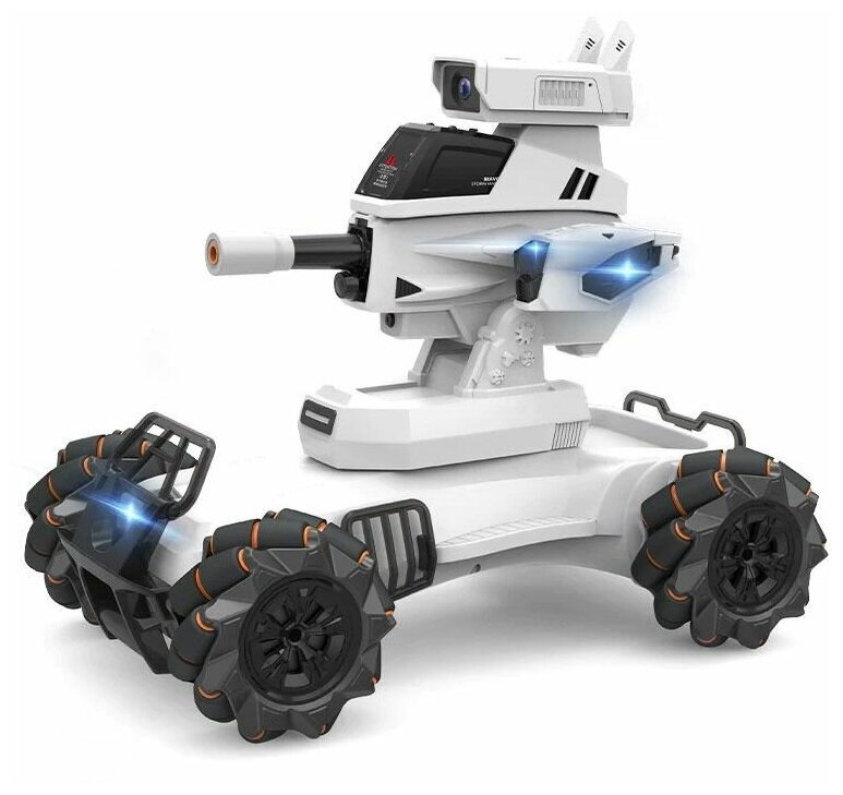 Конструктор радиоуправляемая машина Bravokids Remote Control Interactive Mech X1 White