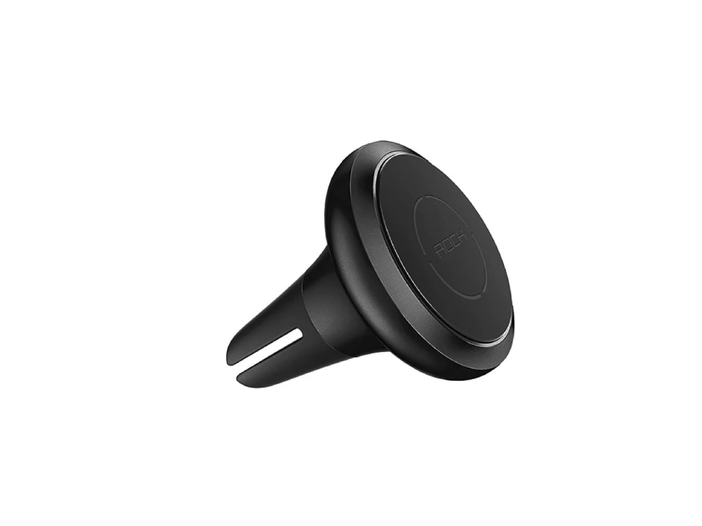 Магнитный автомобильный держатель Rock Universal Air Vent Magnetic Car Mount (D) Black