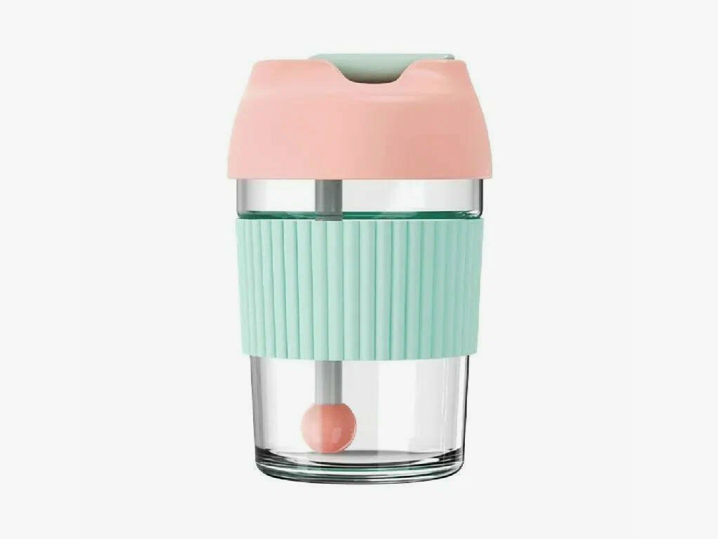 Термостакан Xiaomi Kiss Kiss Fish Rainbow 365ml Pink Mint (G-U36W)
