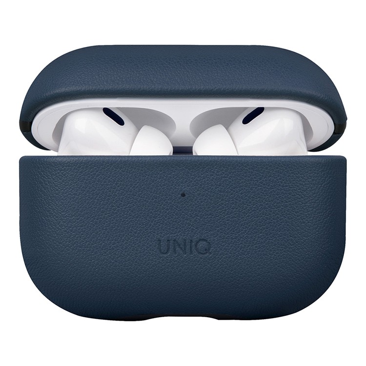 Чехол Uniq Terra Genuine Leather with handstrap для AirPods Pro 2 (2022), синий (AIRPODSPRO2-TERSBLU)
