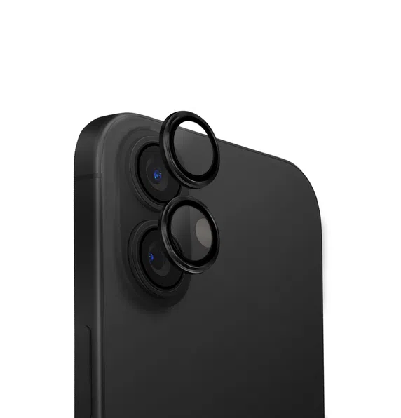 Защитное стекло для камеры Uniq OPTIX Camera Lens AluGuard для iPhone 16 / 16 Plus, Black
