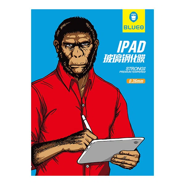 Защитное стекло Blueo Clear HD 2.5D 0.26 мм для iPad Pro 12.9 (2018) / Pro 12.9 (2020)
