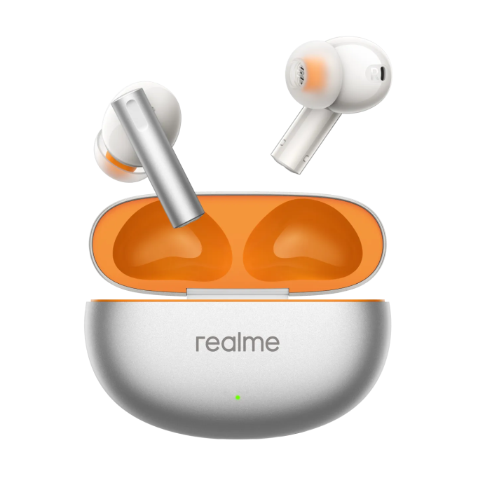 Беспроводные наушники Realme Buds Air 6, Титановый-оранжевый (RMA2402)