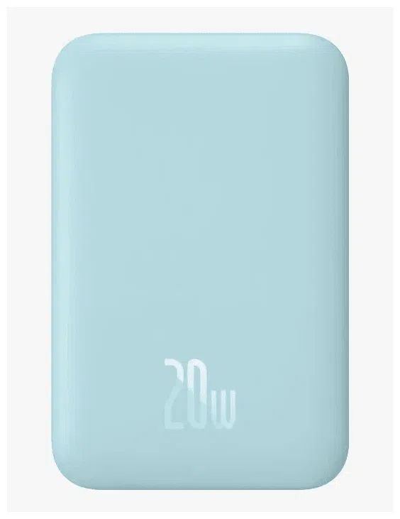 Внешний аккумулятор Baseus Magnetic Wireless Charging Power bank 10000mAh 20W, Голубой (PPCX030003)