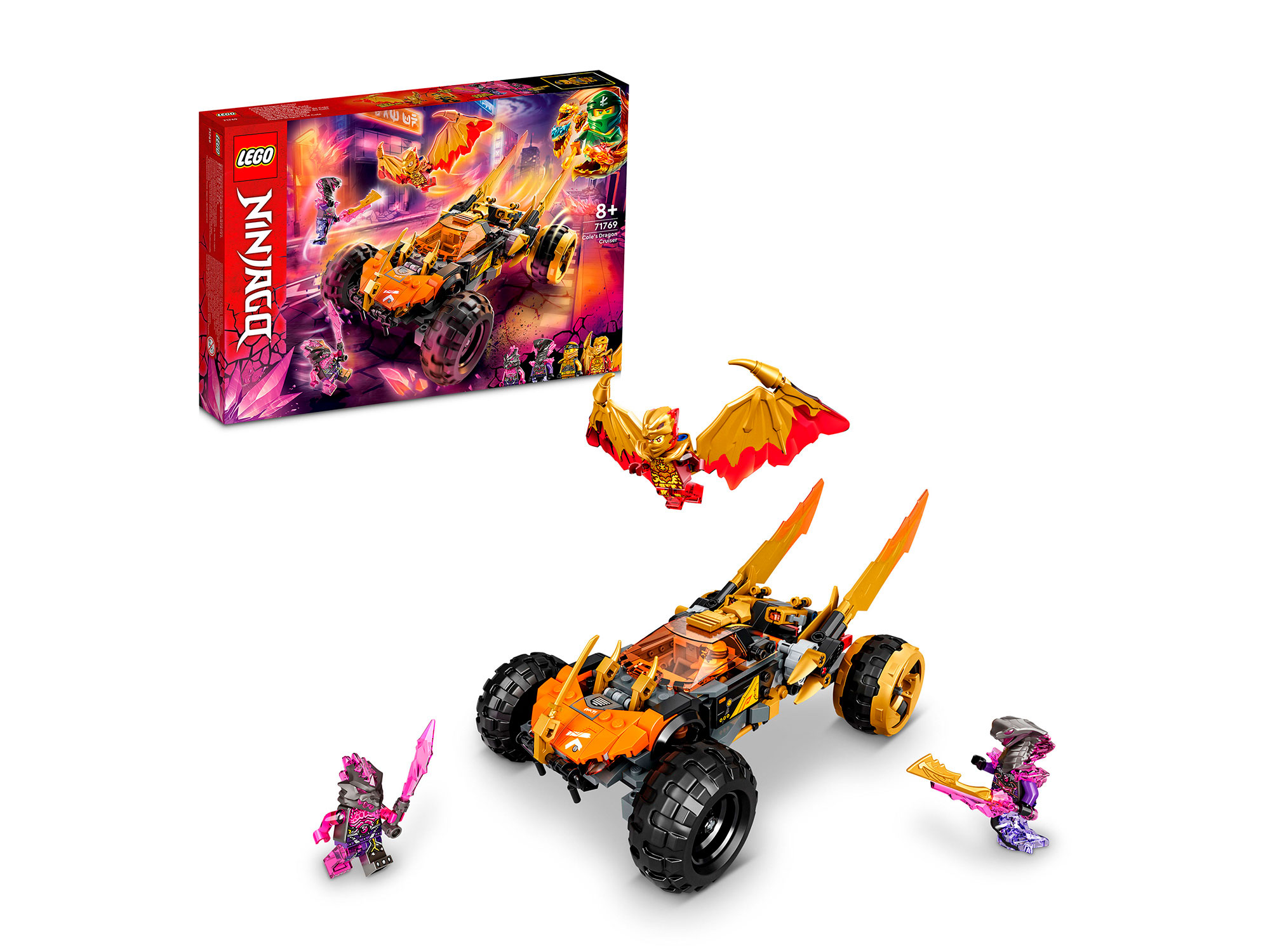 Конструктор LEGO Ninjago - Драконий вездеход Коула (71769)