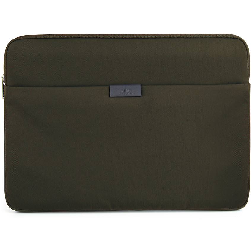 Чехол Uniq Bergen Nylon Laptop sleeve для ноутбуков 14", цвет Оливковый зеленый (Olive Green) (BERGEN(14)-OLVGREEN)