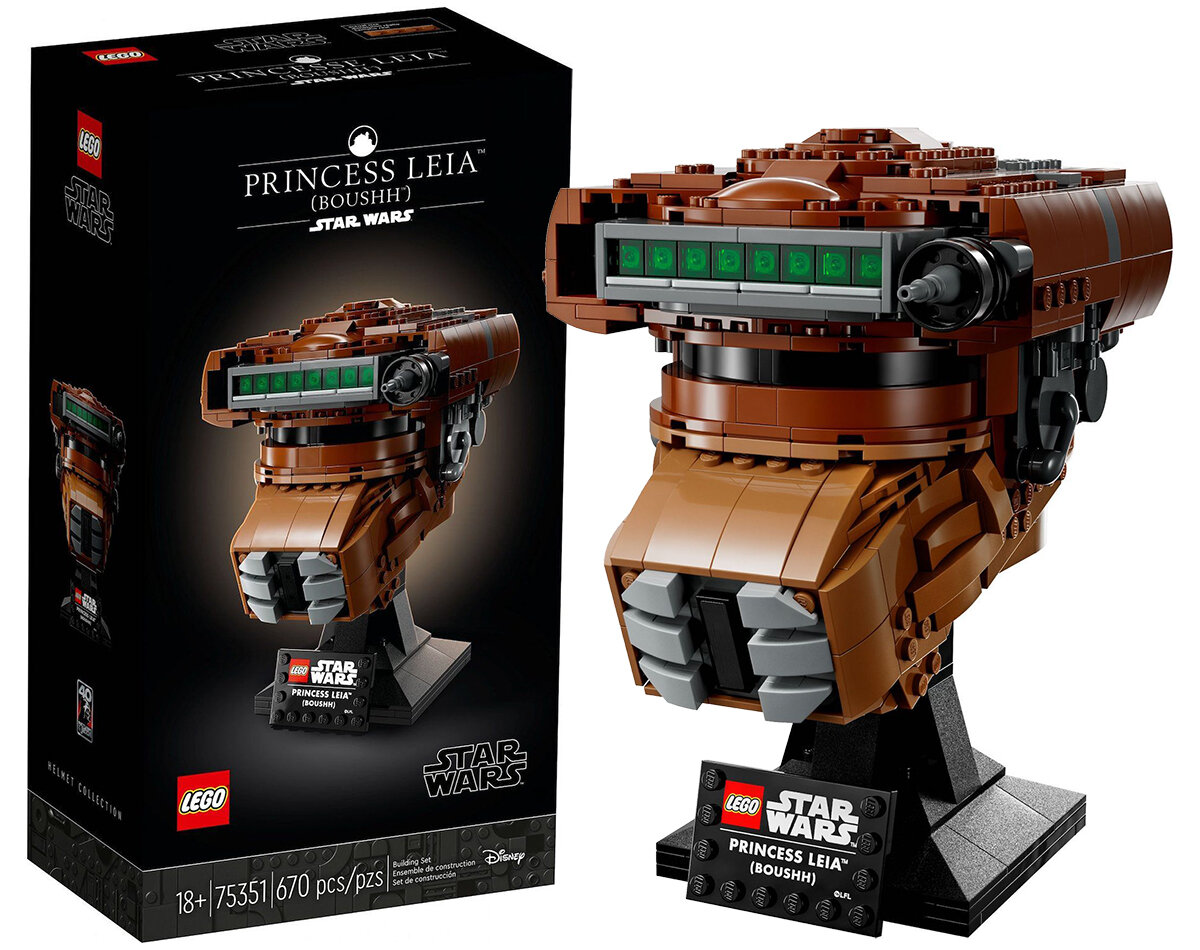 Конструктор LEGO Star Wars - Шлем принцессы Леи (75351)