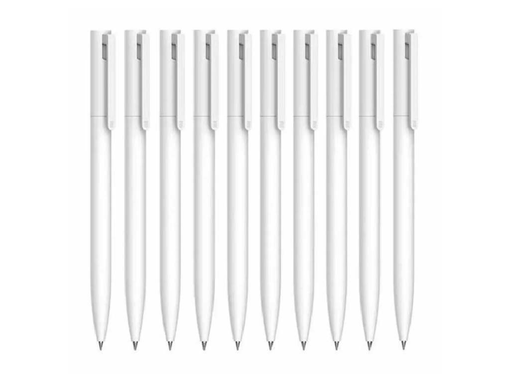 Ручки xiaomi mi gel ink pen (10шт) белые