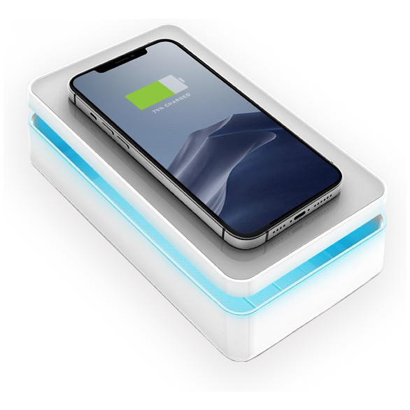 Санитайзер LYFRO Air Capsule Pro UVC Fast Disinfection Box Wireless 15W с беспроводной зарядкой, цвет Белый (LYFRO-AIRCAPPROW-WHT)