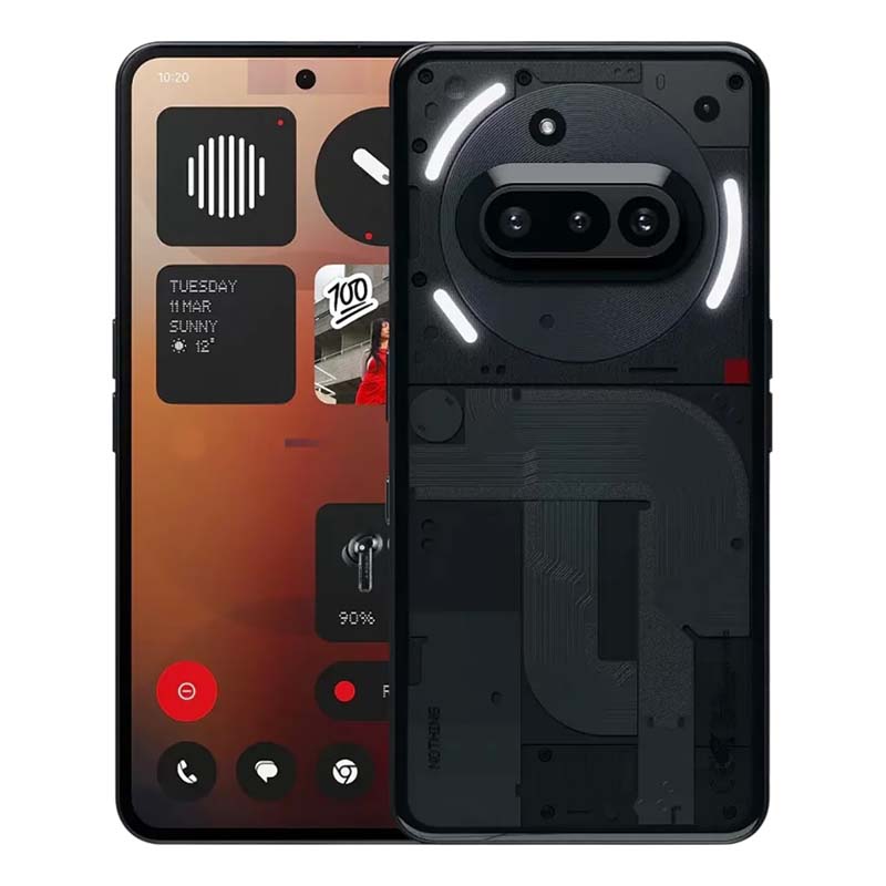 Nothing Phone (3a) 8/128Gb Black, черный