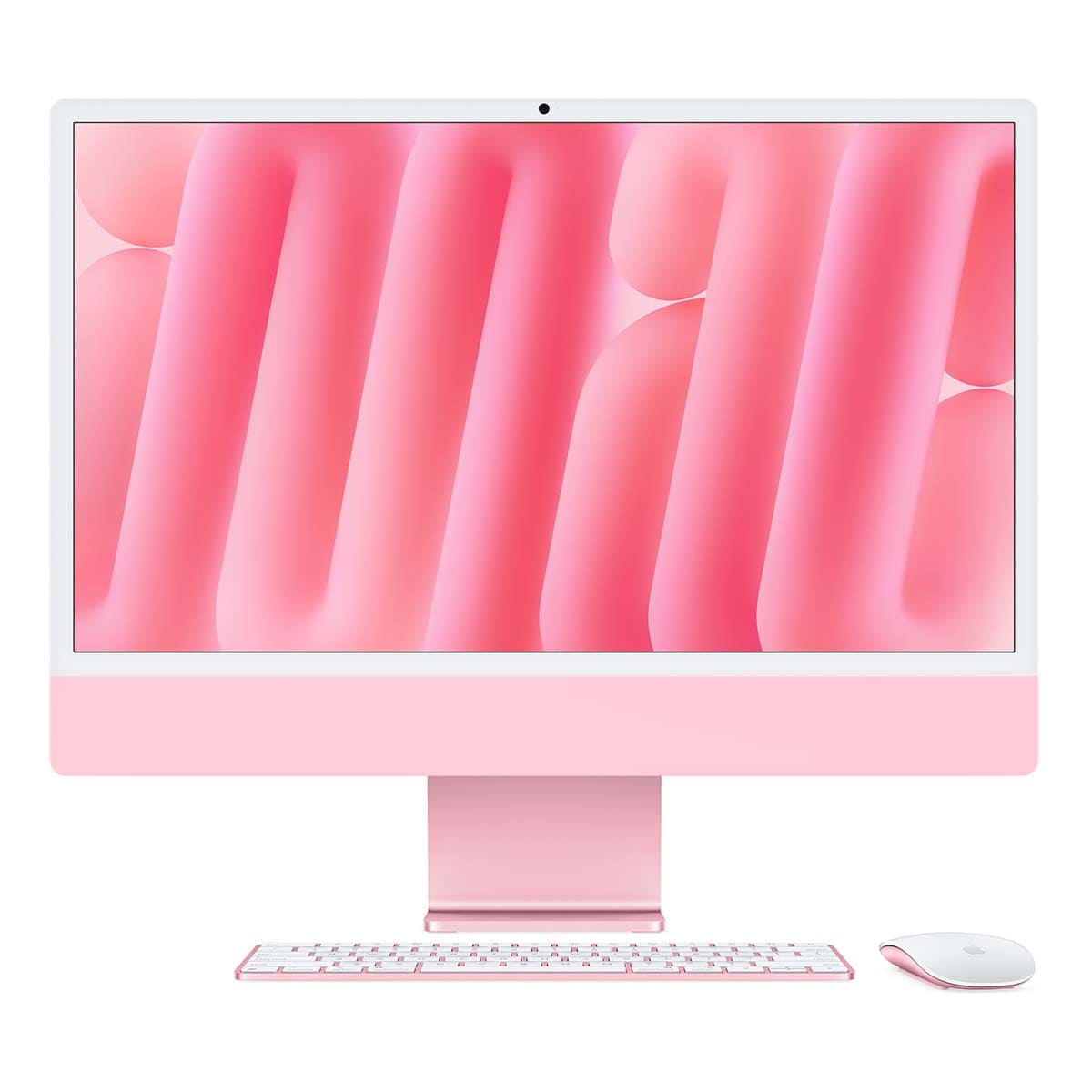 Apple iMac 24" (M4 8C CPU, 8C GPU, 2024) 16 ГБ, 256 ГБ (MWUG3) Pink, розовый