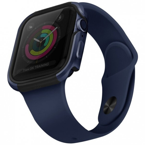 Чехол Uniq Valencia для Apple Watch 40 мм, цвет Синий (40MM-VALBLU)