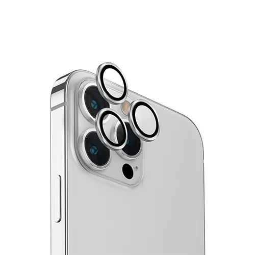 Стекло Uniq для iPhone 15 Pro OPTIX Camera Lens protector Aluminium Silver (IP6.1P(2023)-ALENSSIL)