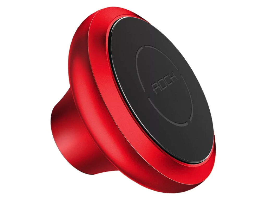 Магнитный автомобильный держатель Rock Magnetic Dashboard Car Mount (D) Red