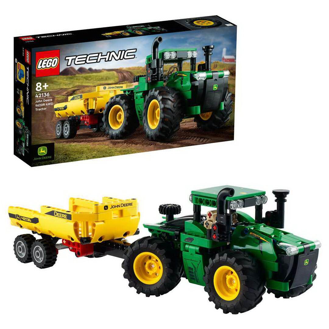 Конструктор LEGO Technic - John Deere 9620R 4WD Tractor (42136)