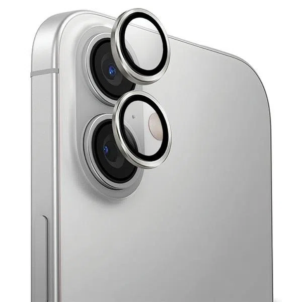 Защитное стекло для камеры Uniq OPTIX Camera Lens AluGuard для iPhone 16 / 16 Plus, Silver