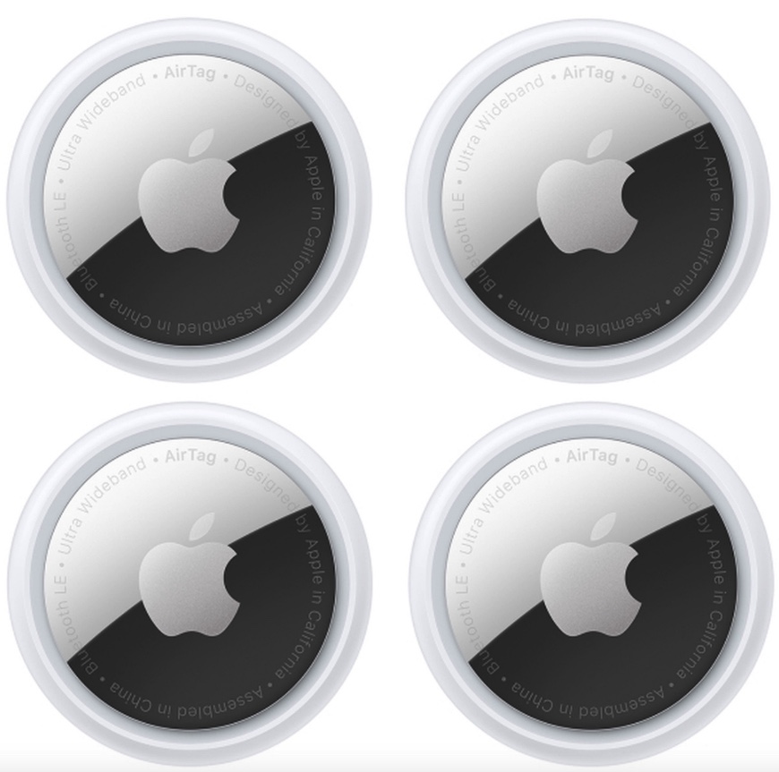 Умный брелок Apple AirTag (4 штуки)