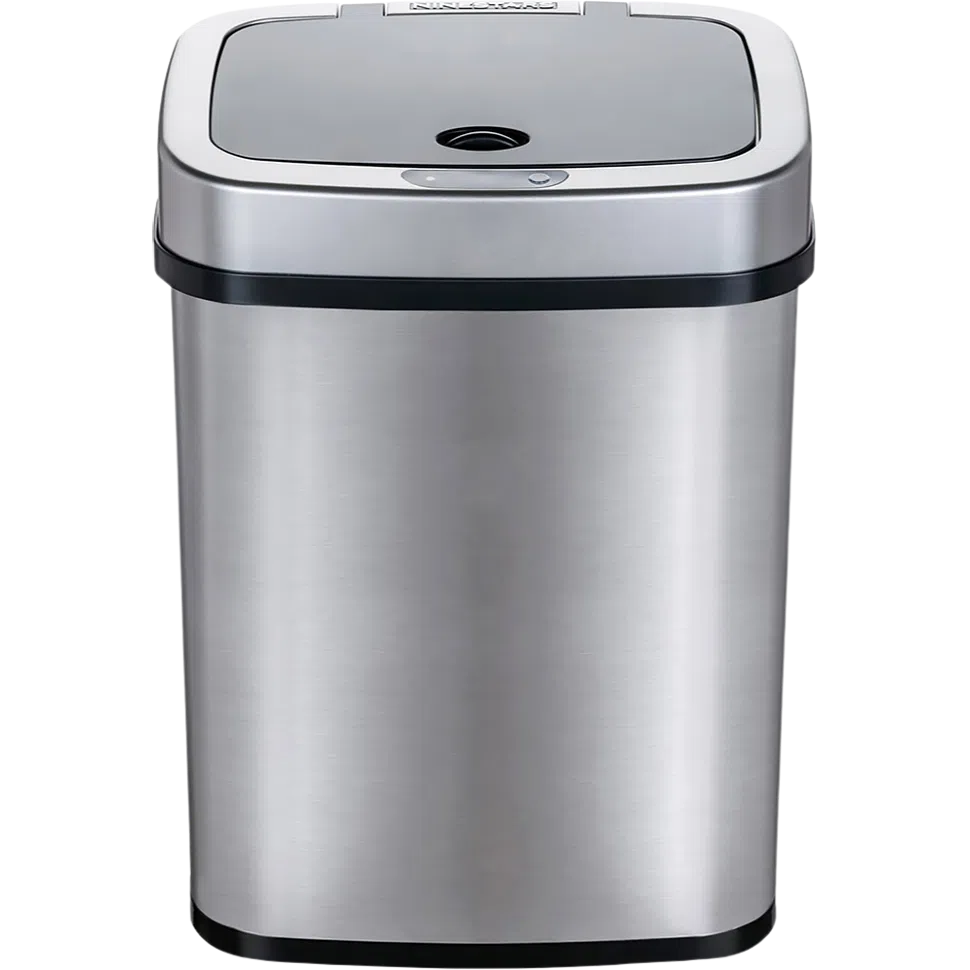 Умное мусорное ведро Xiaomi Ninestars Stainless steel Sensor Trash Can 12L (DZT-12-5), Silver