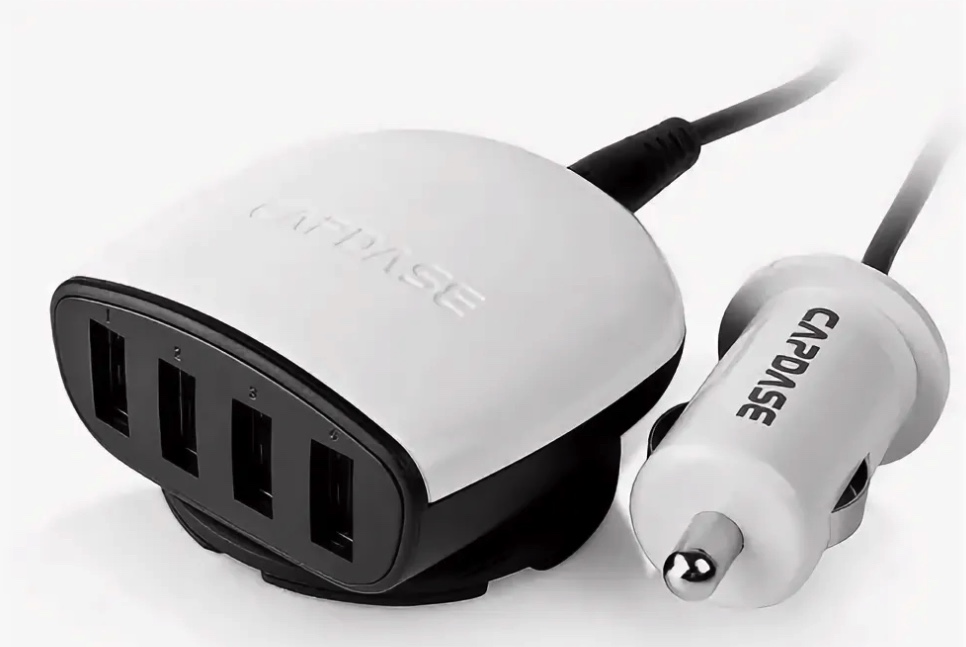 Автомобильный блок питания Capdase Quarter 4 USB car Charger (CABS-Z4W1)