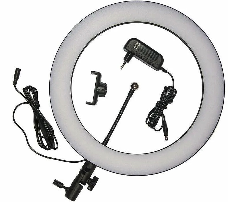 Лампа кольцевая Светодиодная "М-360", 36СМ