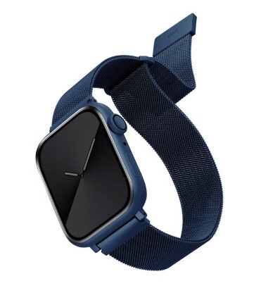Ремешок Uniq Dante Strap Mesh Steel для Apple Watch 41/40/38 мм, цвет Синий (41MM-DANCBLU)