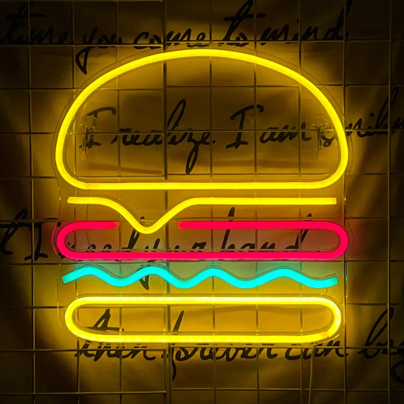 Неоновый светильник Neon Бургер