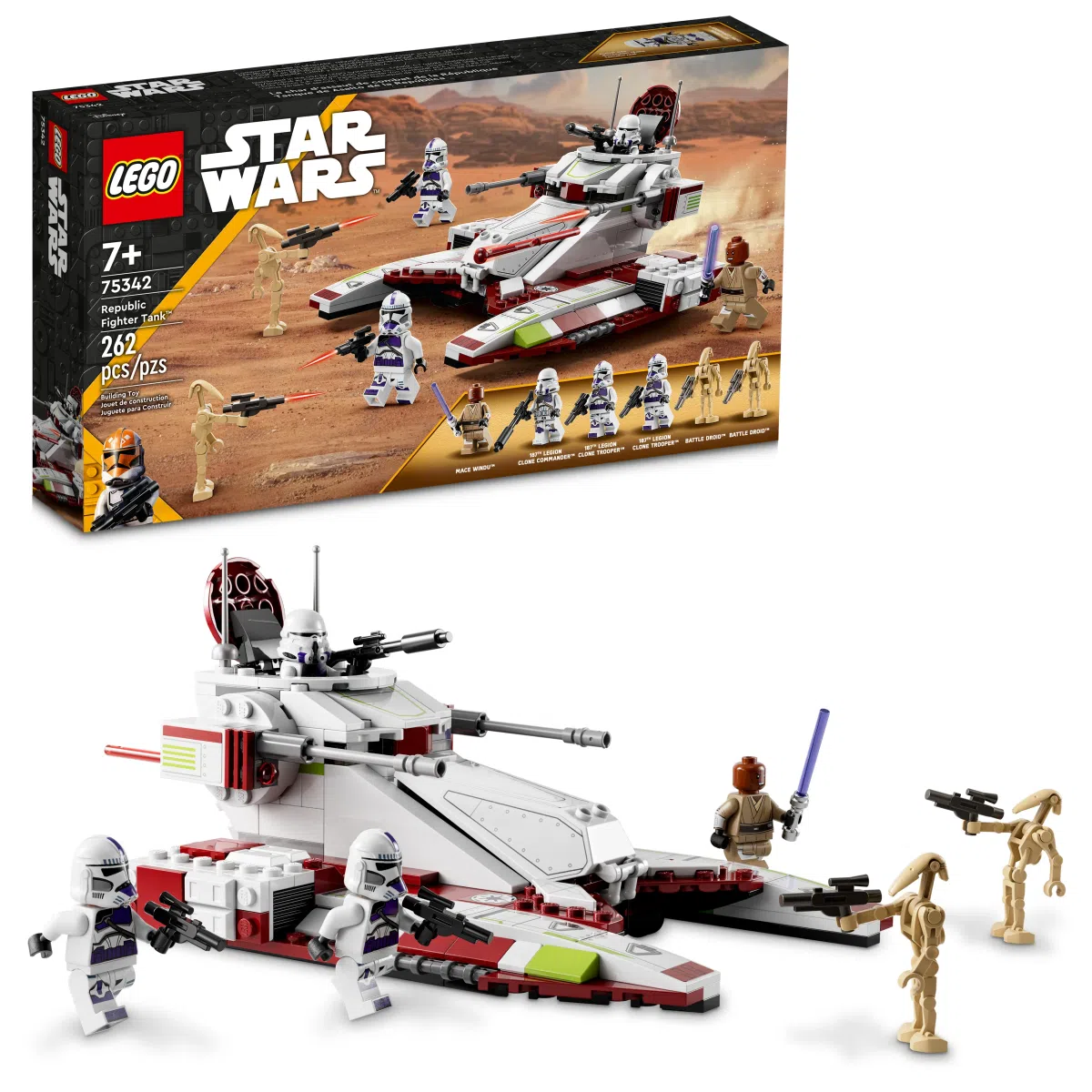 Конструктор LEGO Star Wars™ - Республиканский боевой танк (75342)