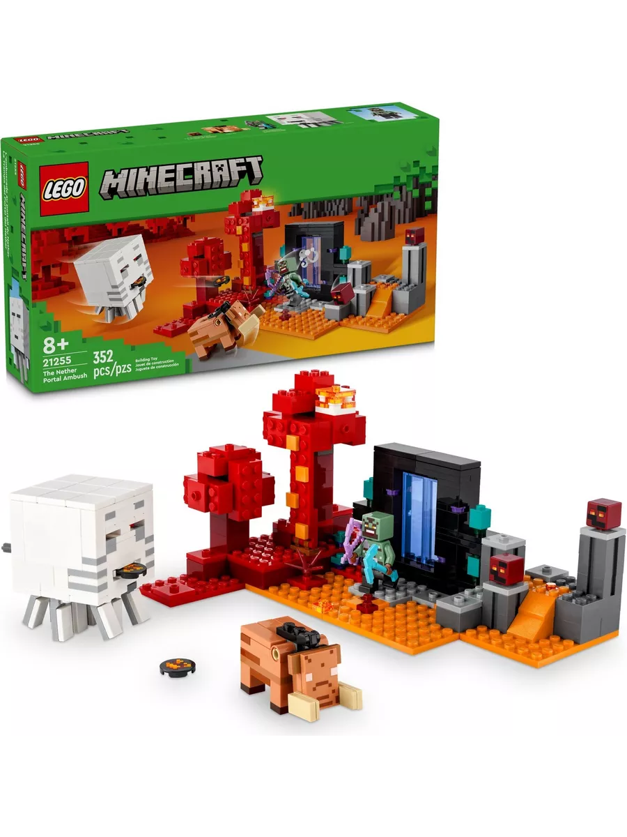 Конструктор LEGO Minecraft - Экспедиция в нижний мир (21255)