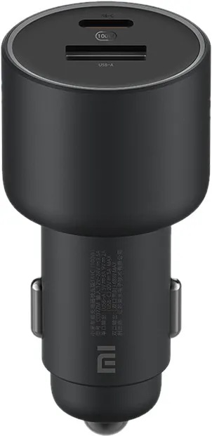 Автомобильное зарядное устройство Xiaomi Mi Car Charger [USB - Type-C] 100W 1A1C, Black (CC07ZM)