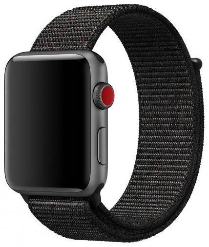 Ремешок COTEetCI W17 Magic Tape (WH5226-BK) для Apple Watch/series 2/3/4 42/44mm (Black)