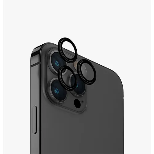 Стекло Uniq для iPhone 15 Pro Max OPTIX Camera Lens protector Aluminium Black (IP6.7P(2023)-ALENSBLK)