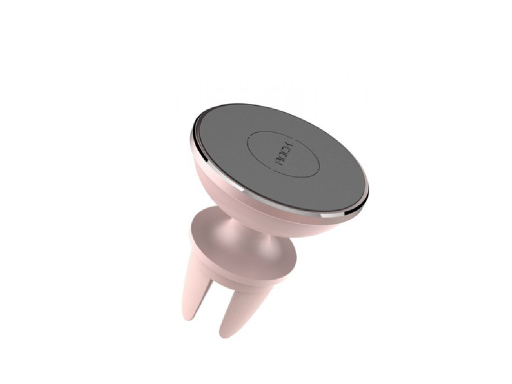 Универсальный магнитный держатель для автомобиля Rock Universal Air Vent Magnetic Car Mount (B Version), розовое золото