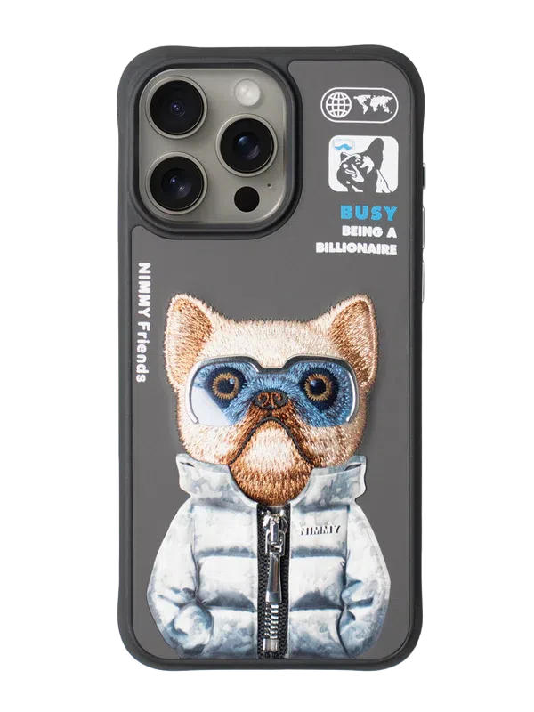 Чехол Nimmy Cool Cute для iPhone 15 Pro Max, Little Rich Tycoon