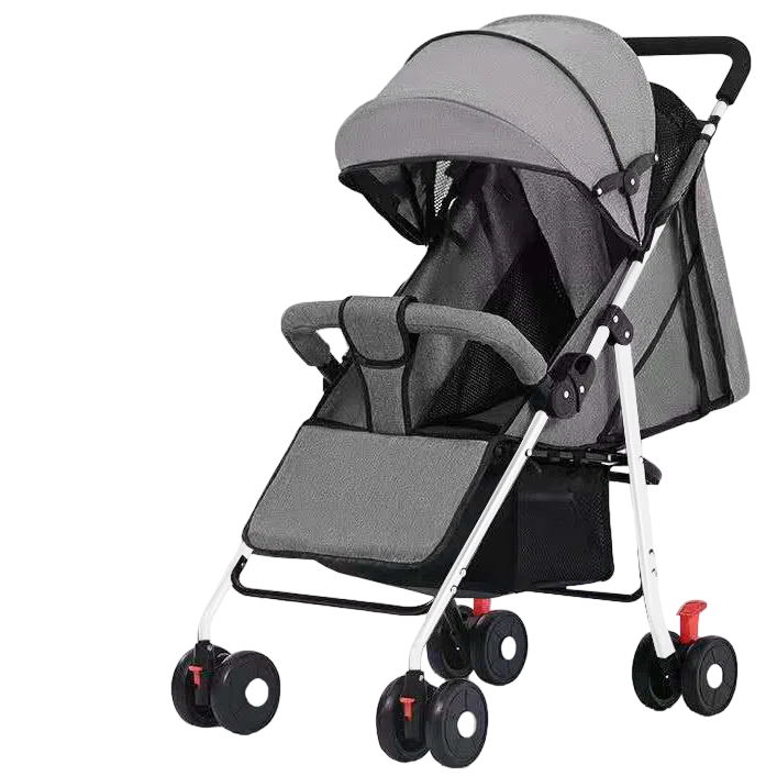 Детская коляска Baby Carriage, Серый лен