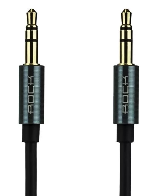 Кабель AUX 3.5mm Rock Audio Cable 1000 mm tarnish