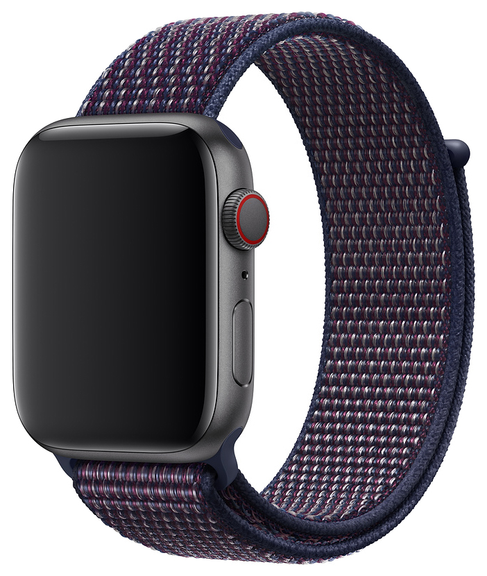 Ремешок нейлоновый COTEetCl Magic для Apple Watch 38/40/41mm, цвет indigo blue