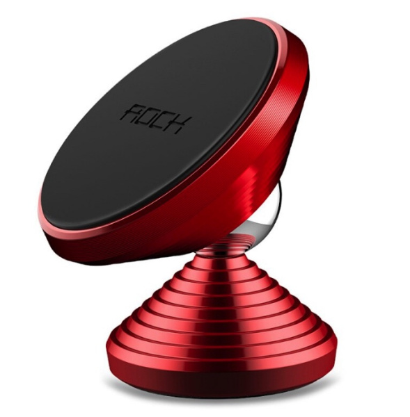 Магнитный автомобильный держатель Rock Magnetic Dashboard Car Mount (Dumbbell) Red