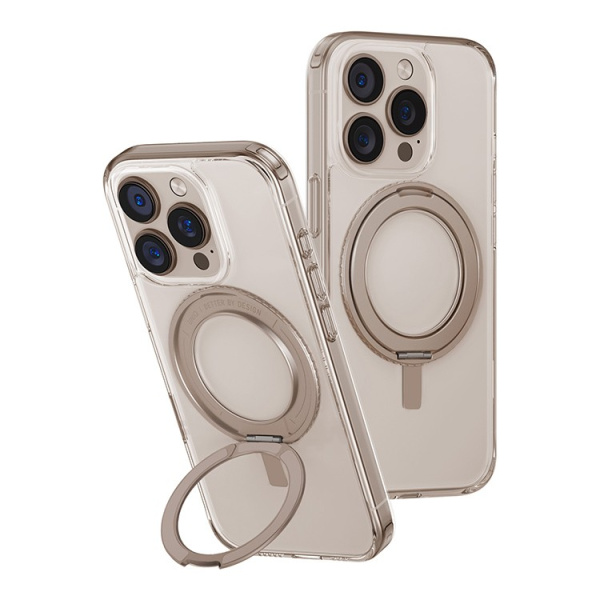 Чехол Uniq Swivix with 360-Rotating stand Taupe Gold (Magsafe) для iPhone 16 Pro чехол