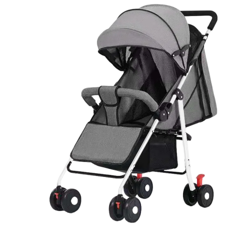 Детская коляска Baby Carriage, Серый лен