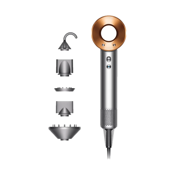Фен Dyson Supersonic HD08, 5 насадок, никель/медь (389934-01)
