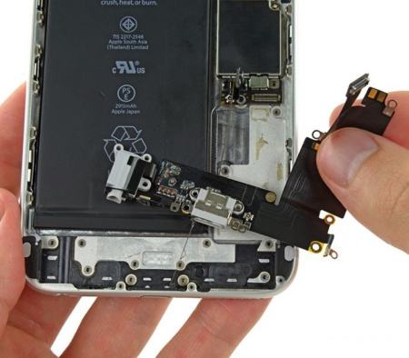 Замена микрофона на iPhone 6 Plus