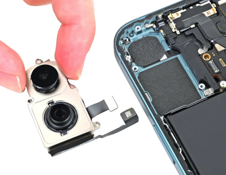 Замена основной камеры для iPhone 16 Plus