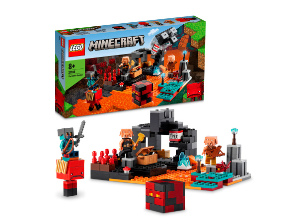 Конструктор LEGO Minecraft - Бастион Нижнего мира (21185)