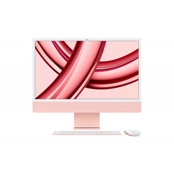 Apple iMac 24" Retina 4,5K, M3 (8C CPU, 8C GPU, 2023), 8 ГБ, 256 ГБ SSD, розовый