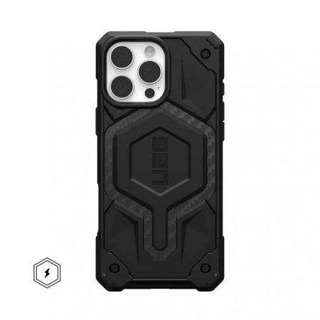 Чехол UAG Monarch Pro с MagSafe для iPhone 16 Pro Max, Carbon Fiber (114457114242)