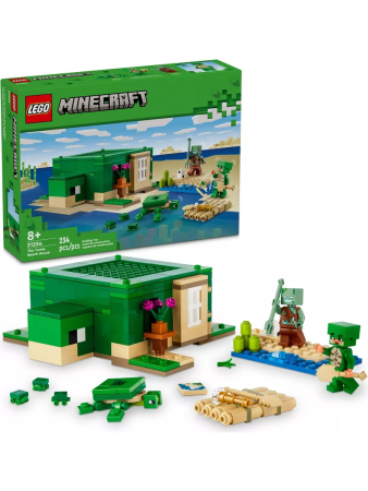 Конструктор LEGO Minecraft - Пляжный дом черепахи (21254)