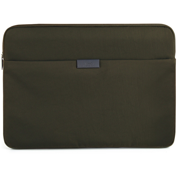 Чехол Uniq Bergen Nylon Laptop sleeve для ноутбуков 14", цвет Оливковый зеленый (Olive Green) (BERGEN(14)-OLVGREEN)