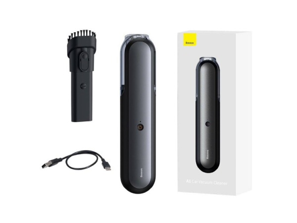 Автомобильный пылесос Baseus A1 Car Vacuum Cleaner (30W) Черный (VCAQ010001)