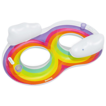 Надувное кресло BestWay "Радуга для двоих" 186х116cm (43648)