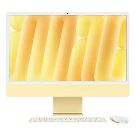 Apple iMac 24" (M4 10C CPU, 10C GPU, 2024) 24 ГБ, 512 ГБ (MD2P4) Yellow, желтый